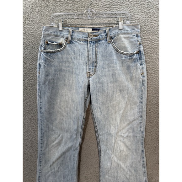 Aeropostale Jeans Mens 32x32 Blue Benton Original Bootcut Distressed Preppy - Picture 11 of 11
